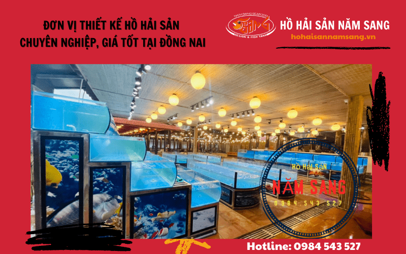 Thiết kế hồ hải sản