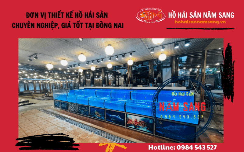 Thiết kế hồ hải sản
