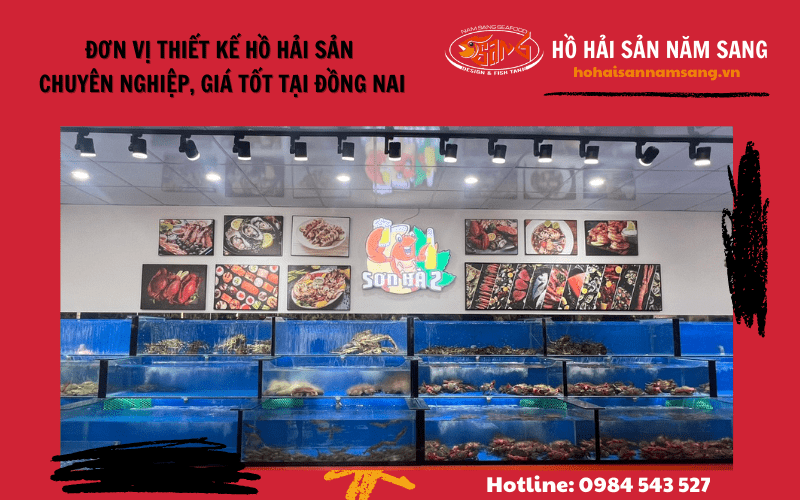 Thiết kế hồ hải sản