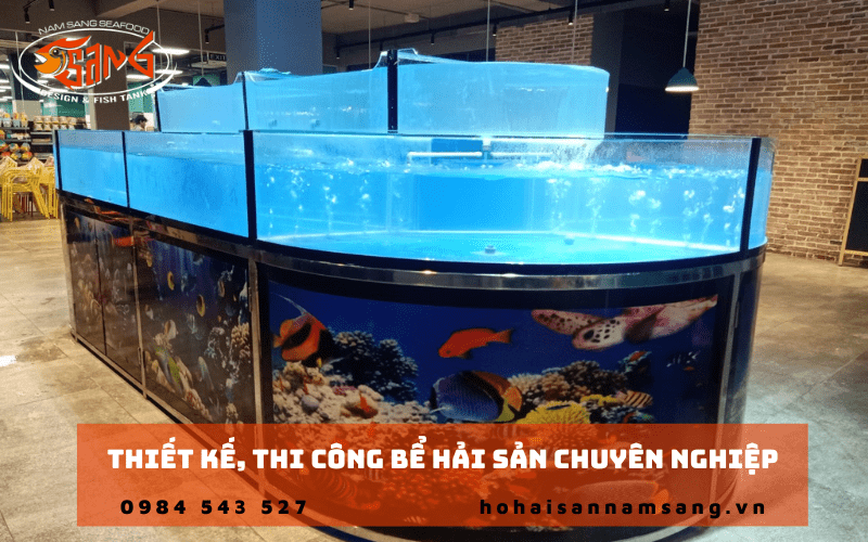 thi công bể hải sản