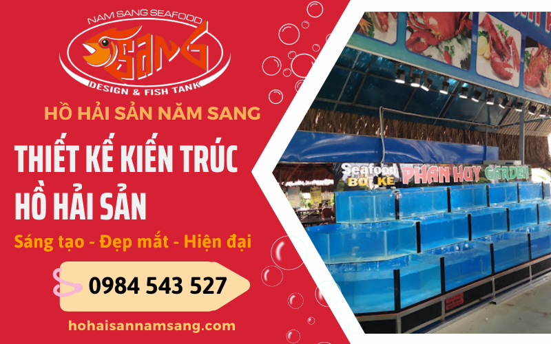 Thiết kế kiến trúc hồ hải sản