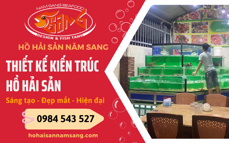 Thiết kế kiến trúc hồ hải sản