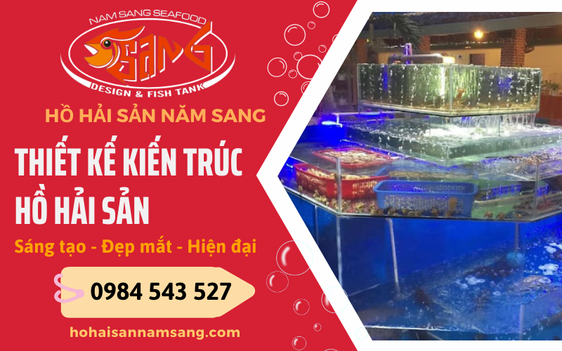 Thiết kế kiến trúc hồ hải sản