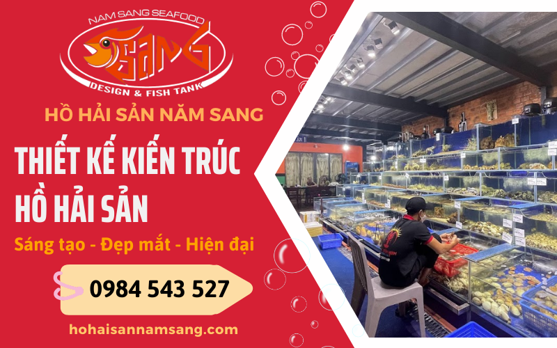 Thiết kế kiến trúc hồ hải sản