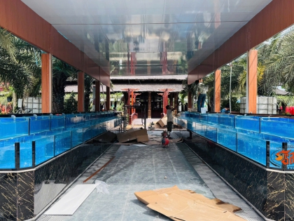 THI CÔNG HỒ HẢI SẢN TẠI CAMPUCHIA