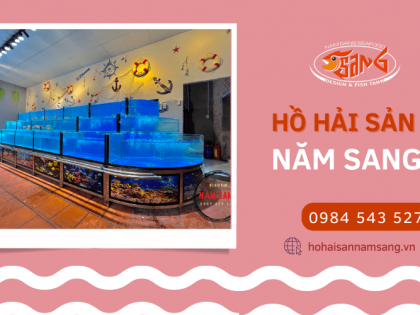 Khám phá những mẫu hồ hải sản được ưa chuộng nhất tại Hồ hải sản Năm Sang
