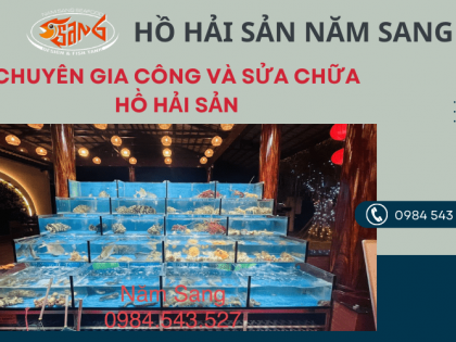 Năm Sang chuyên gia công và sửa chữa hồ hải sản tại các khu vực Vũng Tàu, Long An, Đồng Nai