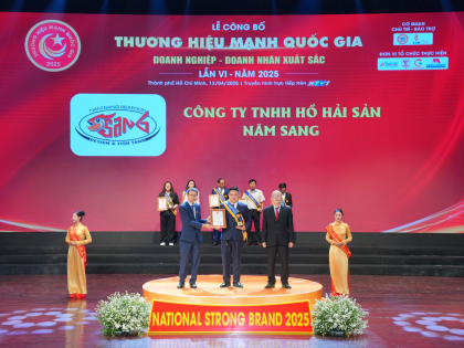 HỒ HẢI SẢN NĂM SANG – TOP 100 THƯƠNG HIỆU MẠNH QUỐC GIA 2025