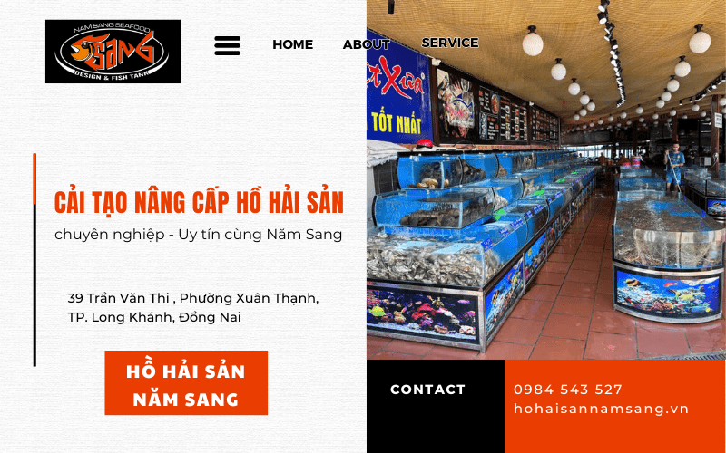 cải tạo nâng cấp hồ hải sản