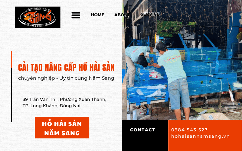 cải tạo nâng cấp hồ hải sản