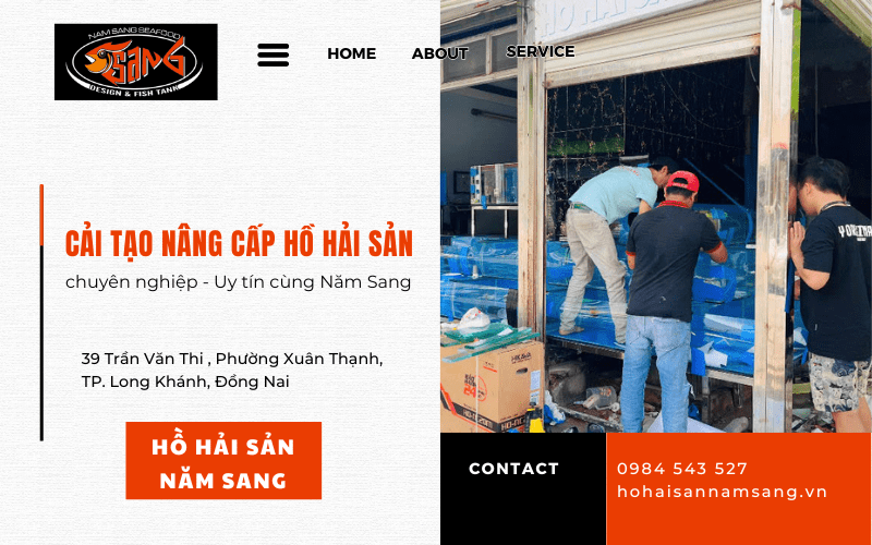 cải tạo nâng cấp hồ hải sản