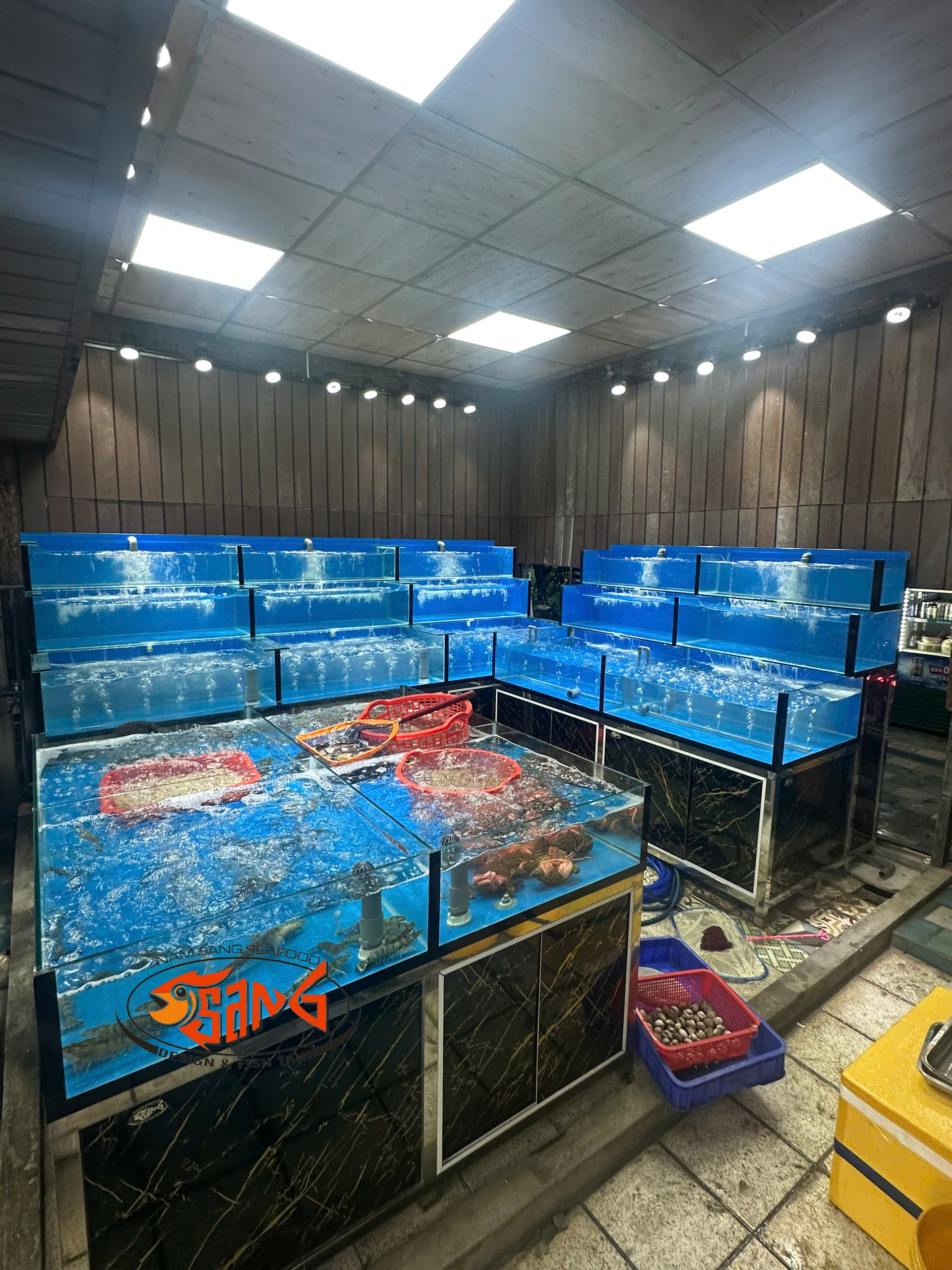 làm bể hải sản tại hcm