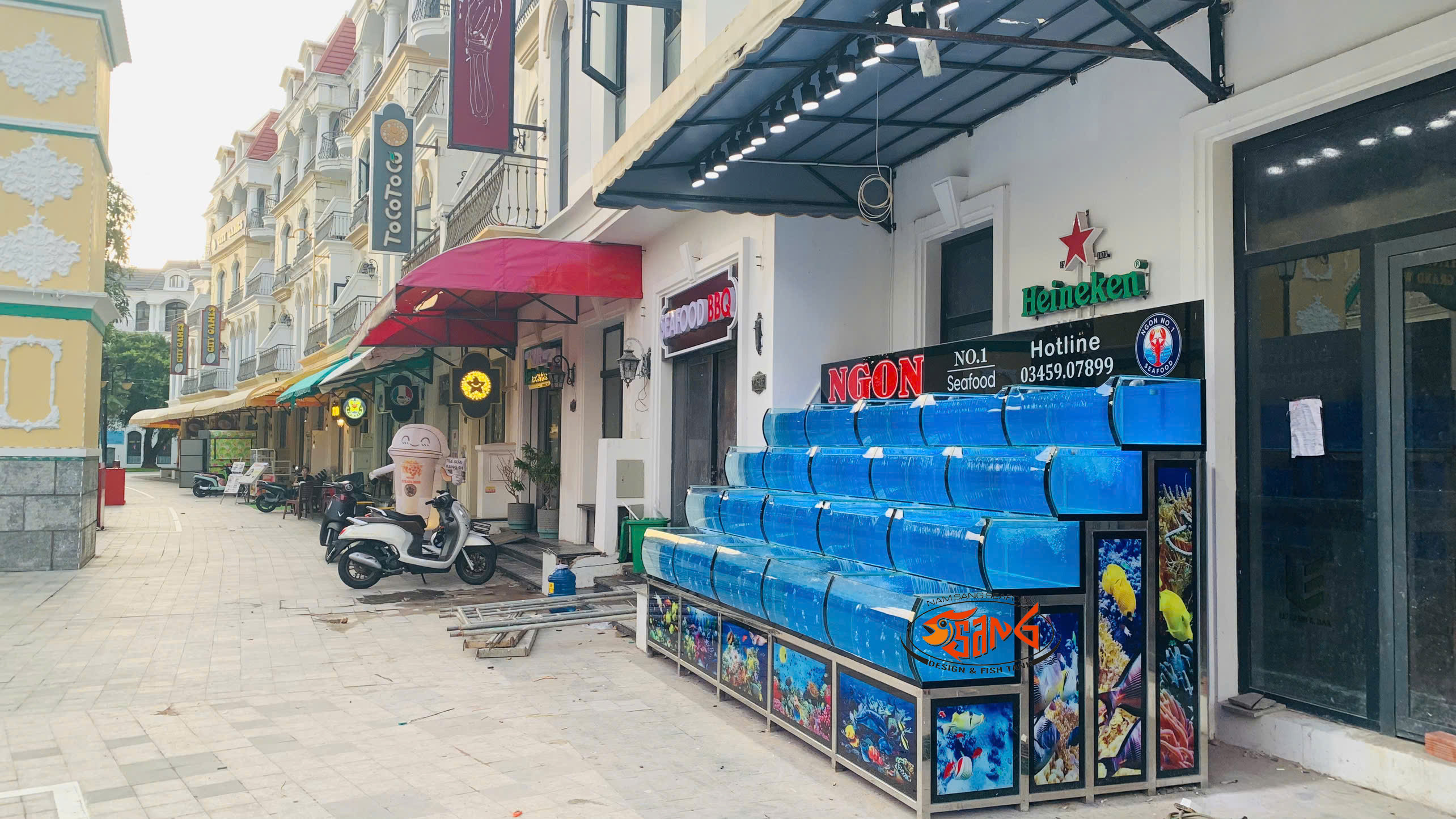 bảo quản hải sản bằng hồ hải sản