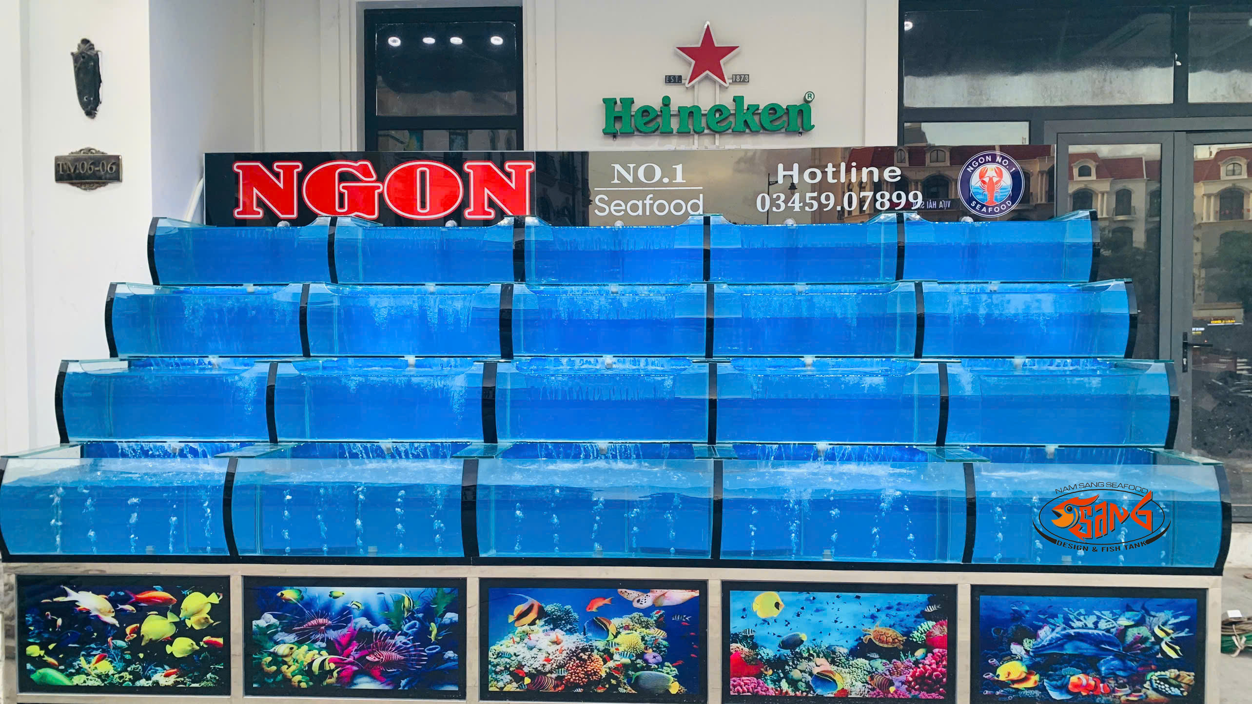 máy tách bọt cho hồ hải sản