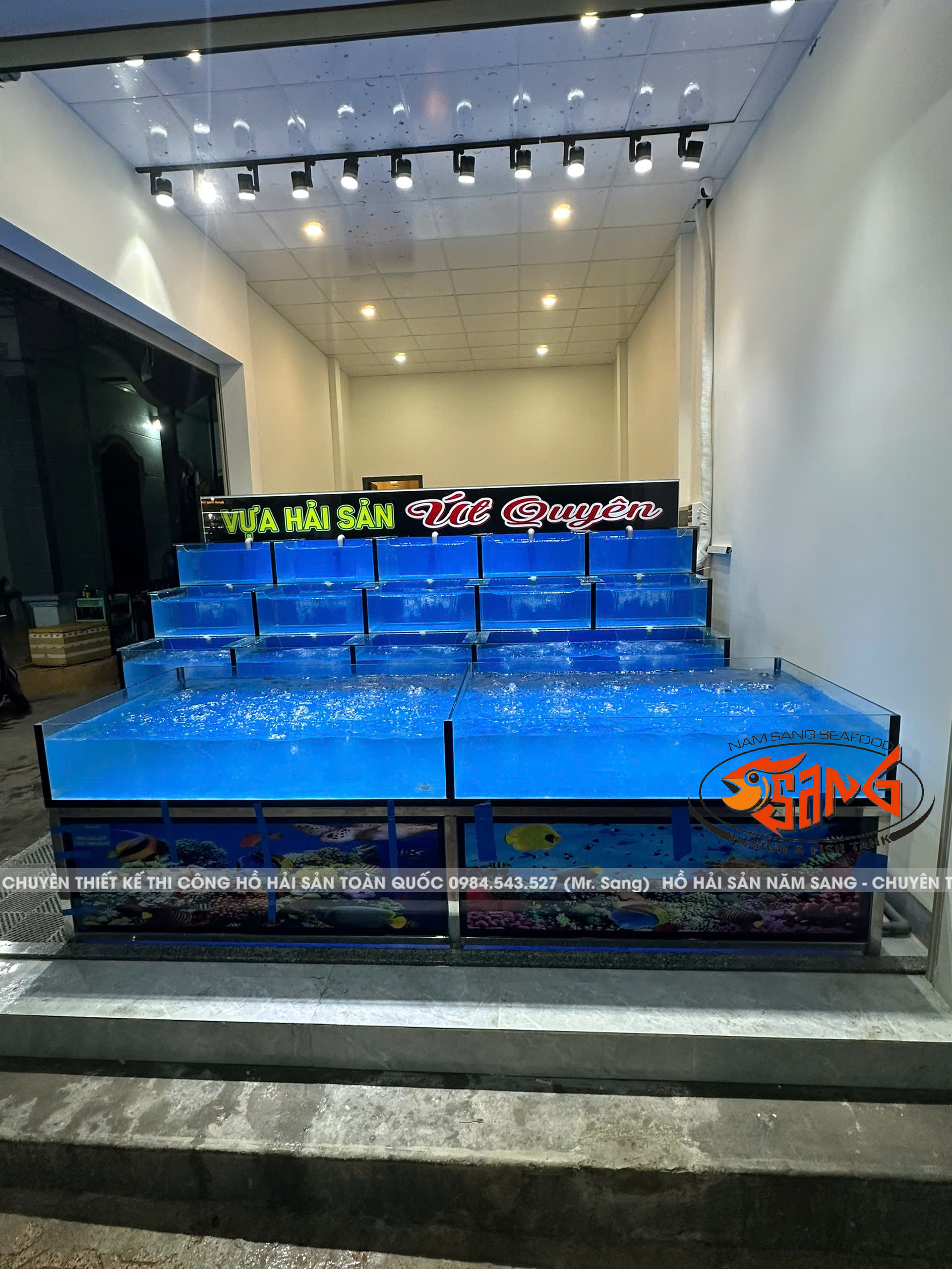 thi công hồ hải sản tại ninh thuận