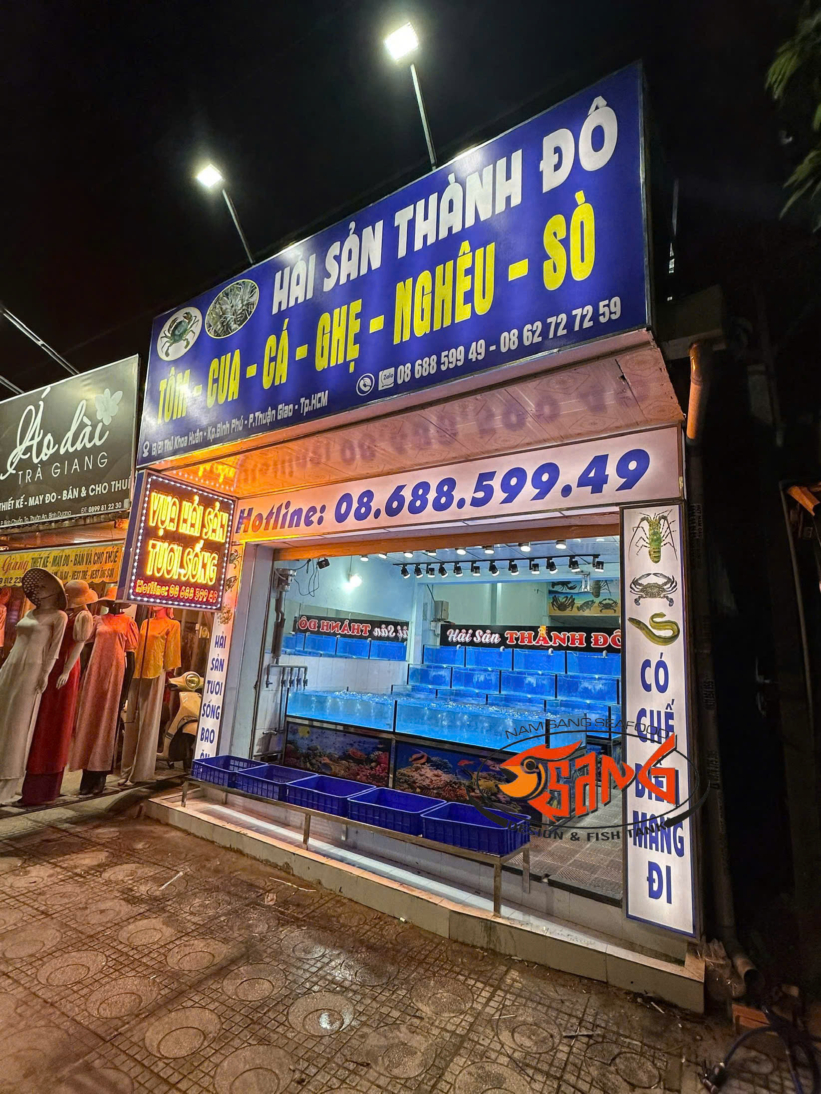 vựa hải sản thành đô bình dương