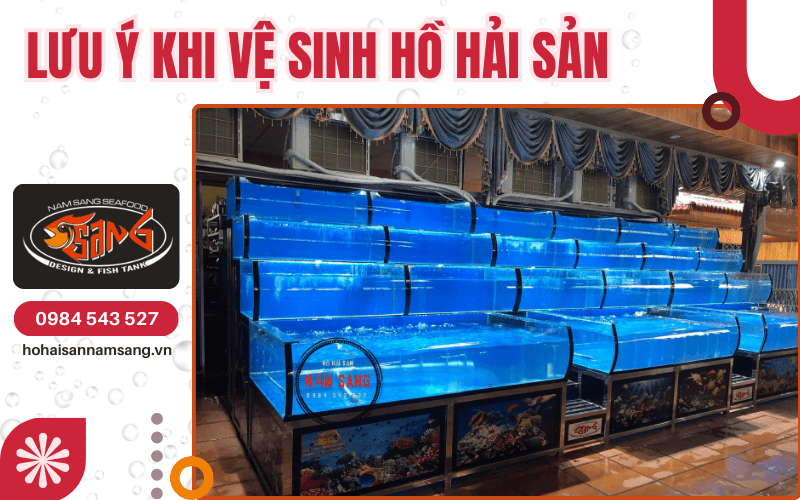 vệ sinh hồ hải sản