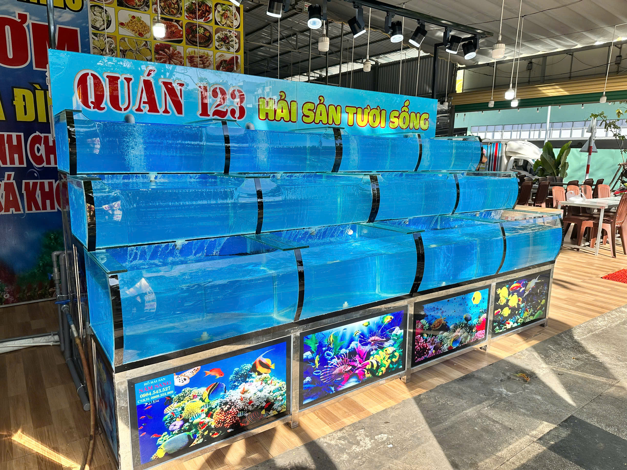 đơn vị nào thi công hồ hải sản chất lượng